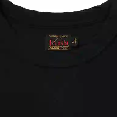 PALACE x EVISU Multi Pocket T-Shirt Black LogoT