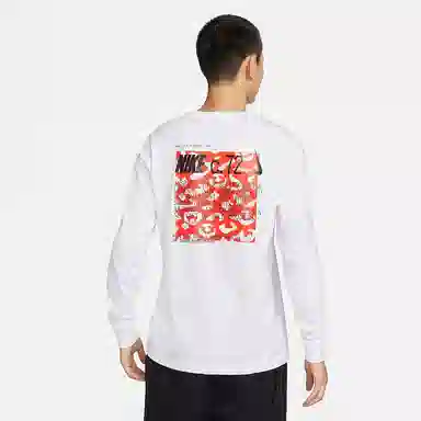 Nike Sportswear Long Sleeve Tee White