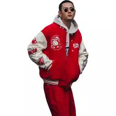 Li-Ning x Billionaire Boys Club Red Cotton Jacket