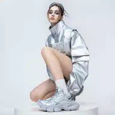 CN Skate Silver High-Top