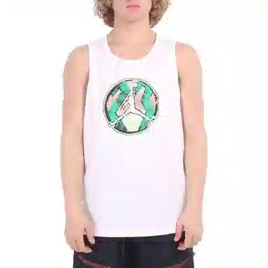 Jordan SS22 Logo Print Tank Top White