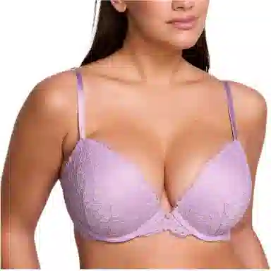 Victoria's Secret Dream Angels Lace Push-Up Bra Frozen Plum