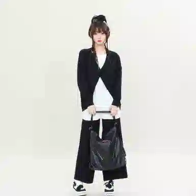 OTA Backpack Black White