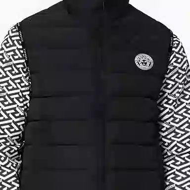 Versace SS22 Cartoon Print Vest Black