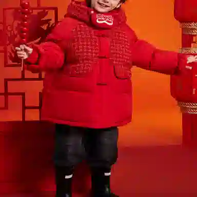 鸭鸭 亲子系列 柔软舒适保暖羽绒服 青少年