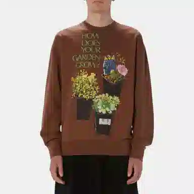 JW Anderson FW24 Chocolate Sweatshirt