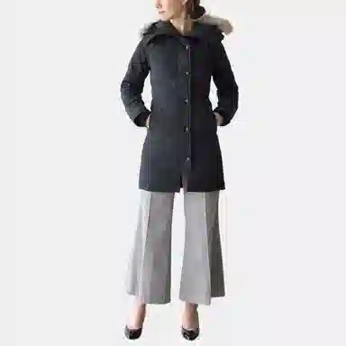 Canada Goose Parka Down Jacket Navy Blue Women