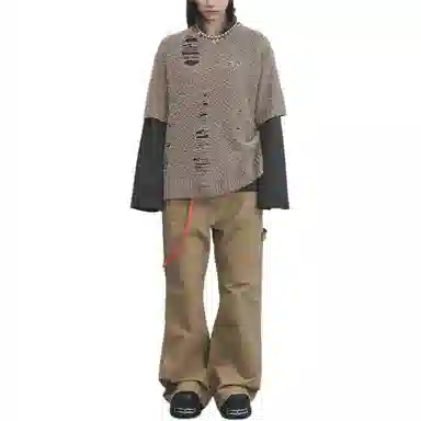 GOOD BAI 916 Series Black Sweater