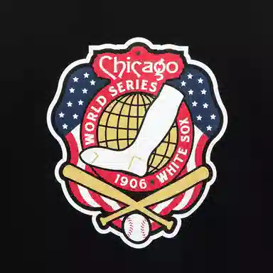 New Era MLB Cooperstown Chicago White Sox Black Tee