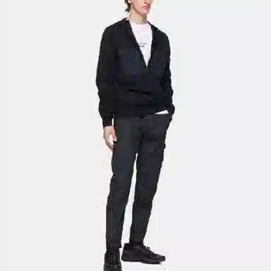 Stone Island Nylon Cargo Pants Black