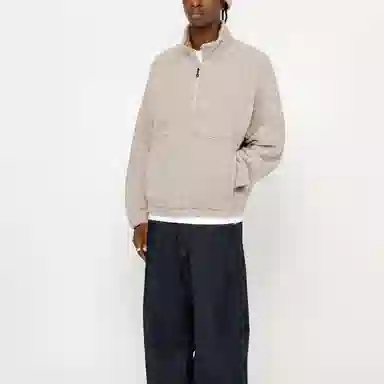 Stussy Wool Blend Sherpa Mock Neck