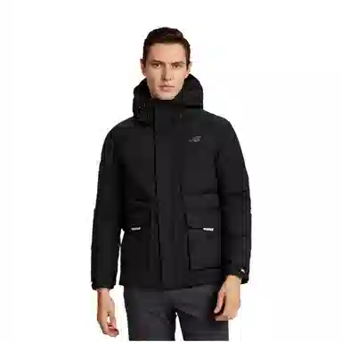 New Balance Down Jacket Hoodie Black