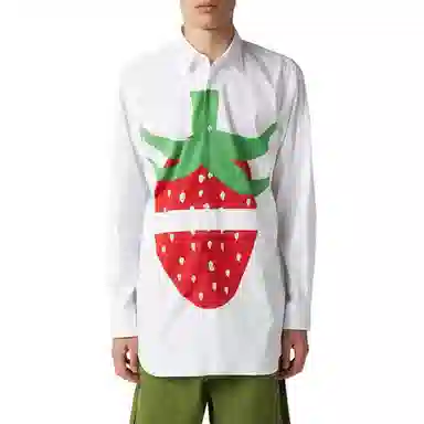CDG Strawberry Print Shirt