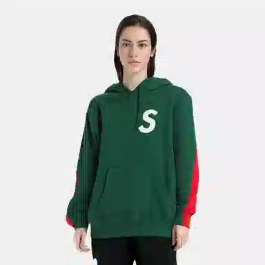 Supreme S Logo Split Hooded Sweatshirt