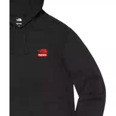 Supreme x THE NORTH FACE FW19 Week 10 Statue of Liberty Hooded Sweatshirt Black