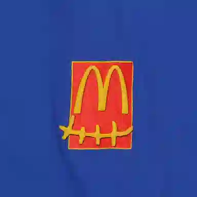 Travis Scott x McDonald's Cactus Jack Blue T-Shirt