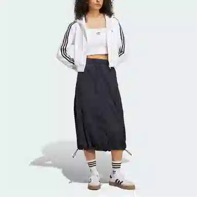 adidas originals SS25 WOVEN MID SKIRT