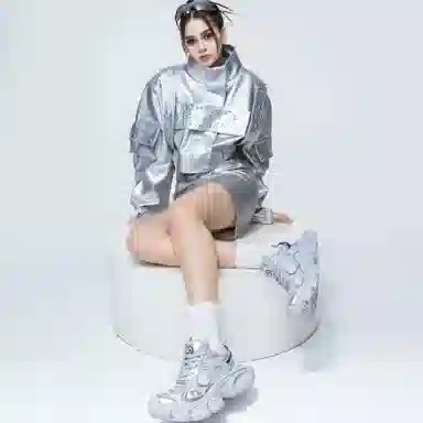 CN Skate Silver High-Top