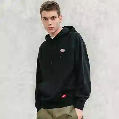 Dickies Logo Hoodie Black