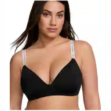 Victoria's Secret PINK THE T-SHIRT Lightly Lined Wireless BraBlack