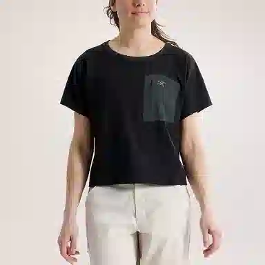 Arcteryx CLARKIA Logo T Black Grey