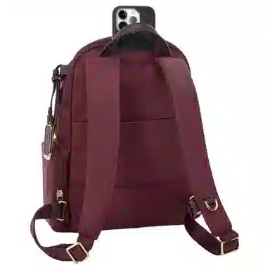 TUMI Voyageur Celina Burgundy Backpack
