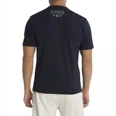 HUGO BOSS BossNFL Stretch-Cotton T-Shirt With Collaborative Branding T