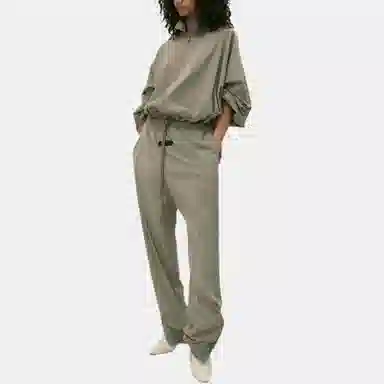 Fear of God Essentials SS24 Nylon Overshirt Heather Grey