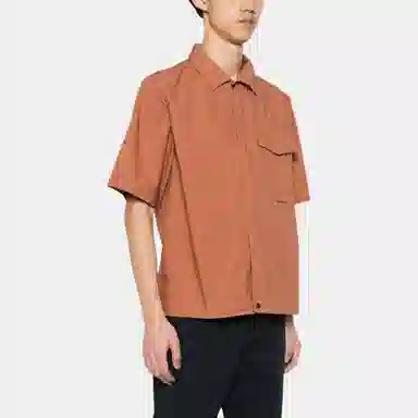 Stone Island SS24 Paracadute Pocket Shirt Orange