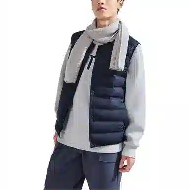 乔丹 男子训练 运动轻薄保暖马甲 男款 新星蓝