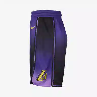 Nike x NBA Los Angeles Lakers Basketball Shorts Black