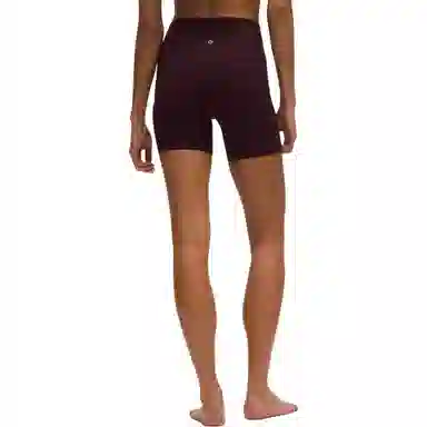 lululemon AlignHigh-Rise Nulu 6" Linear Wordmark Goodnight Plum Multi