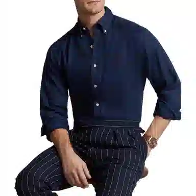 Polo Ralph Lauren Navy Long Sleeve Shirt