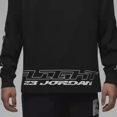 Jordan MVP Long Sleeve Tee Black/Sail