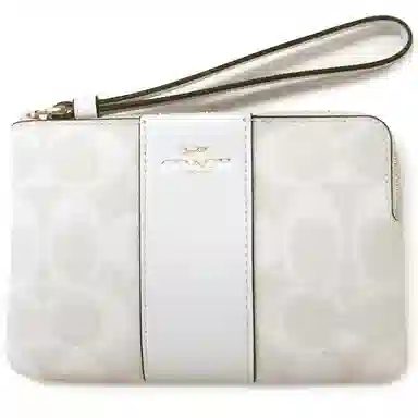 COACH Wristlet Corner Zip 16 Logo