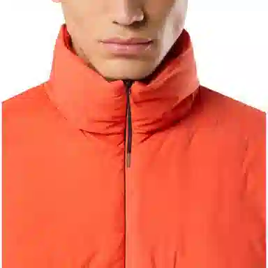 Stone Island Logo Half-Zip Down Jacket