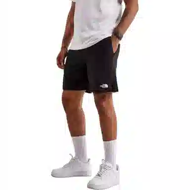 The North Face Logo Embroidered Shorts Black