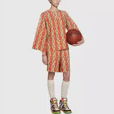 Gucci SS21 Paisley Print Shorts