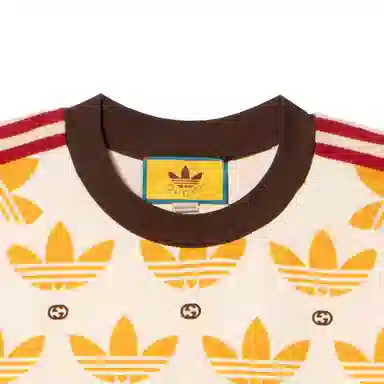 Gucci x adidas Logo T-Shirt Yellow