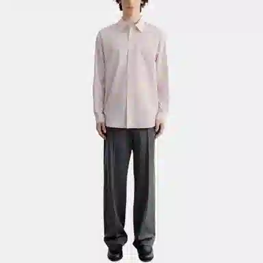 Dunst UNISEX INFORMAL SHIRT SOFT PINK STRIPE
