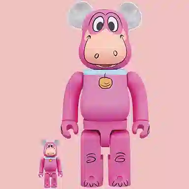 BE@RBRICK DINO Pink Dinosaur