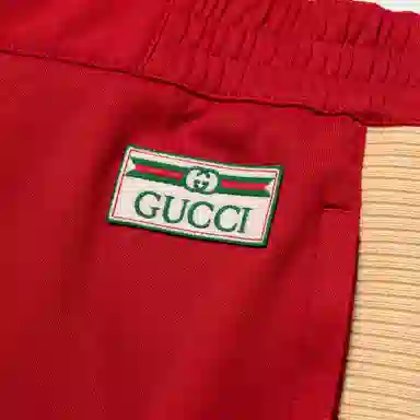 GUCCI Jogger Pants Red