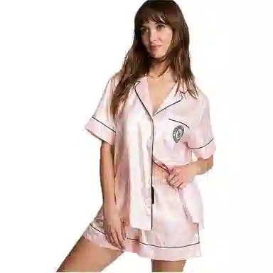 Victoria's Secret Satin Short Pajama Set PBS LOG