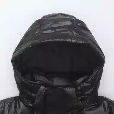 PUMA Hooded Puffer Jacket Black