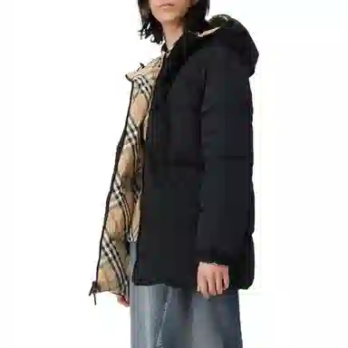 Burberry Check Reversible Hoodie Jacket