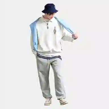 nautica white sail x POPBOY FW23 Logo