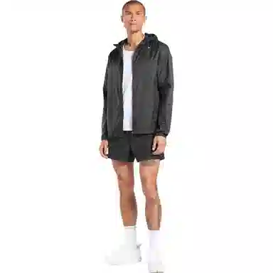GYMSHARK Running Windbreaker Black