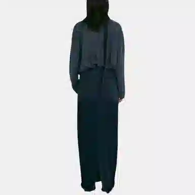 LOW CLASSIC x 17END FW25 DENIM MAXI SKIRT