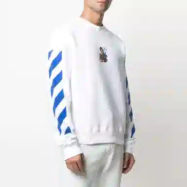 OFF-WHITE Arrows Striped Sweatshirt
