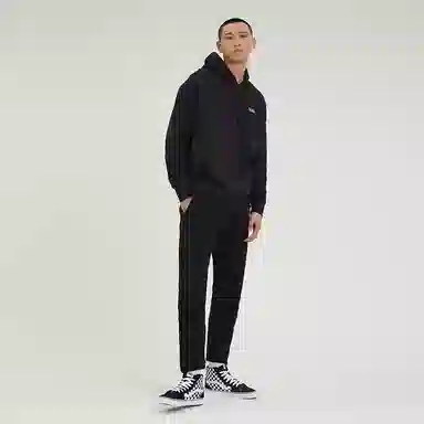Vans Logo Hoodie Black